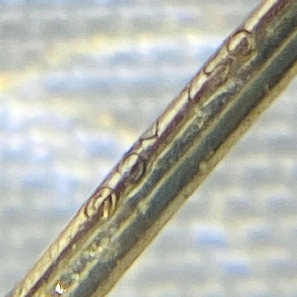 David Yurman Sterling Silver 925 18K Bonded Yellow Gold Crossover Hoops - Picture 9 of 10